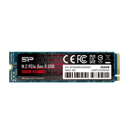 Silicon Power P34A80 256GB M.2 NVMe Internal SSD